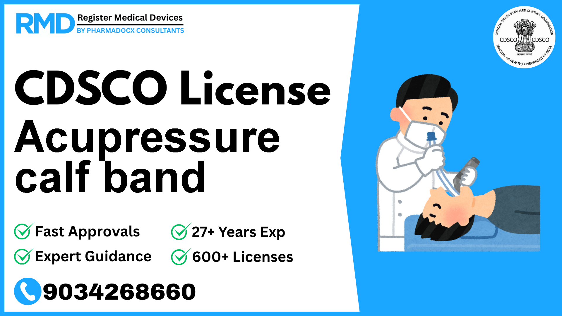 CDSCO License for Acupressure calf band