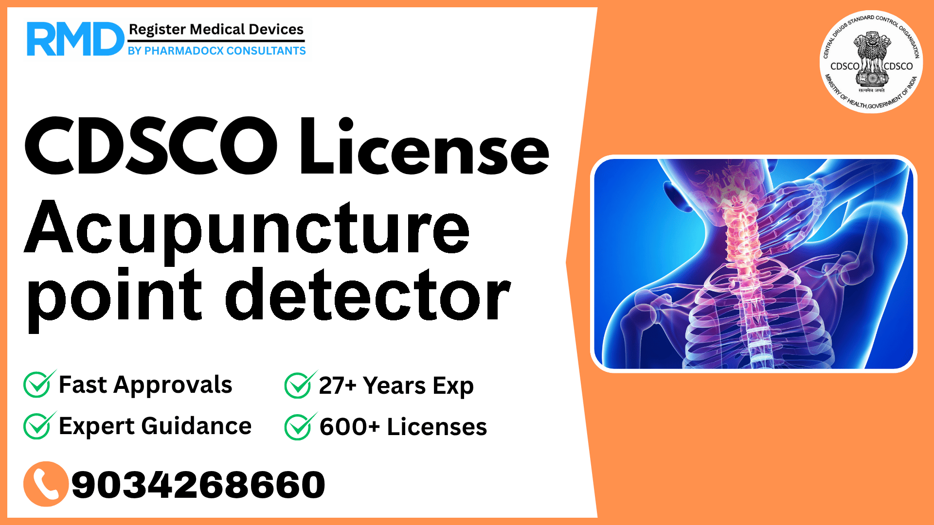 CDSCO License for Acupuncture point detector