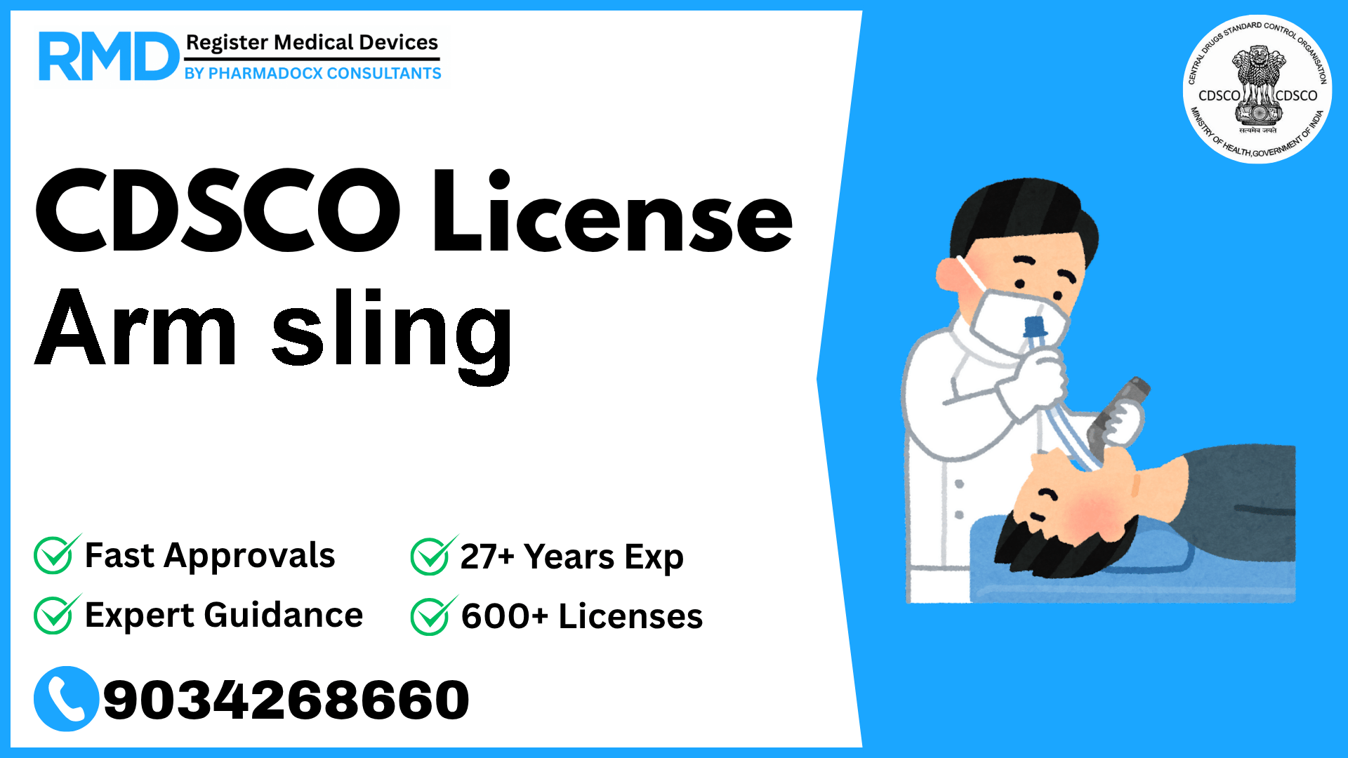 CDSCO License for Arm sling