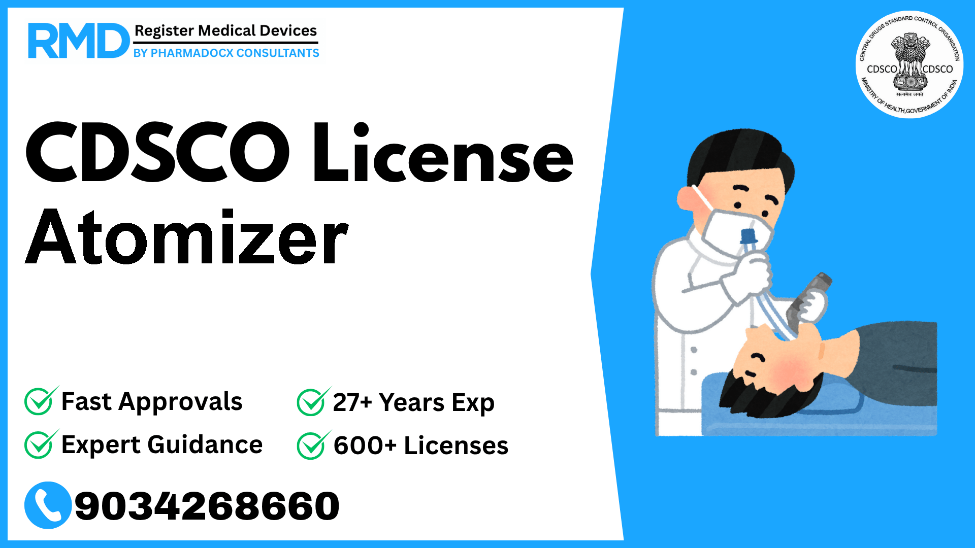CDSCO License for Atomizer