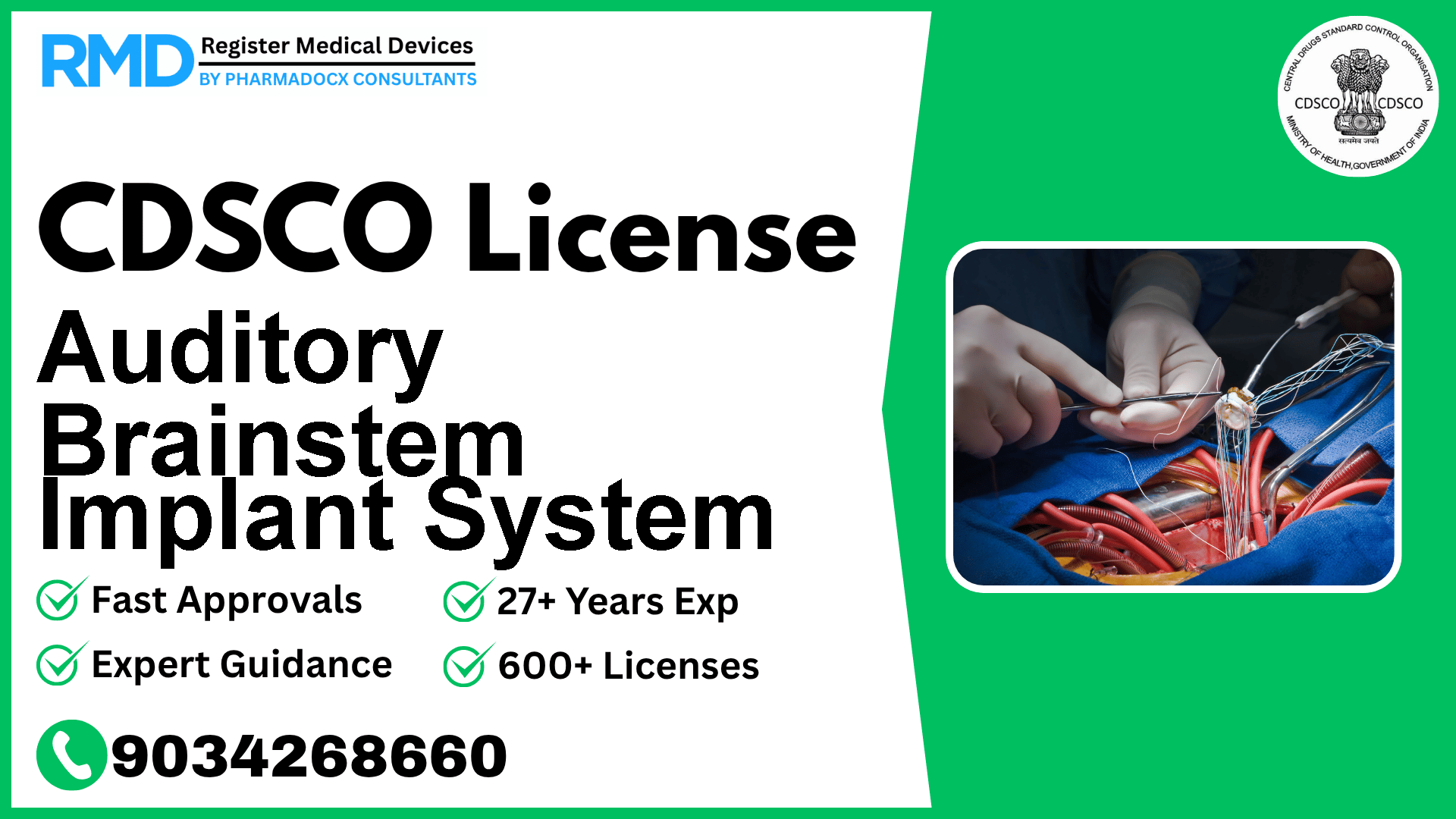 CDSCO License for Auditory Brainstem Implant System