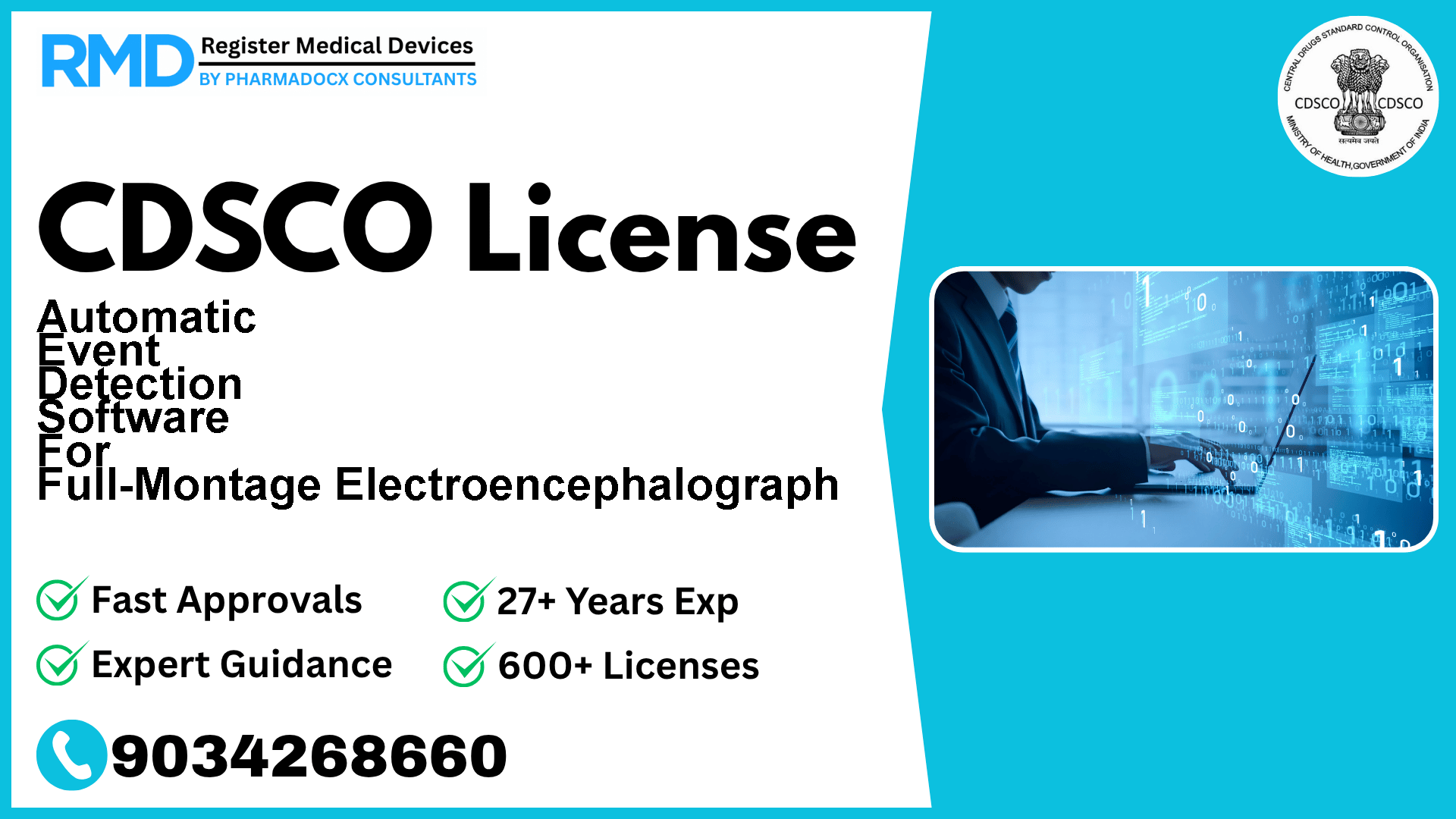 CDSCO License for Automatic Event Detection Software For Full-Montage Electroencephalograph
