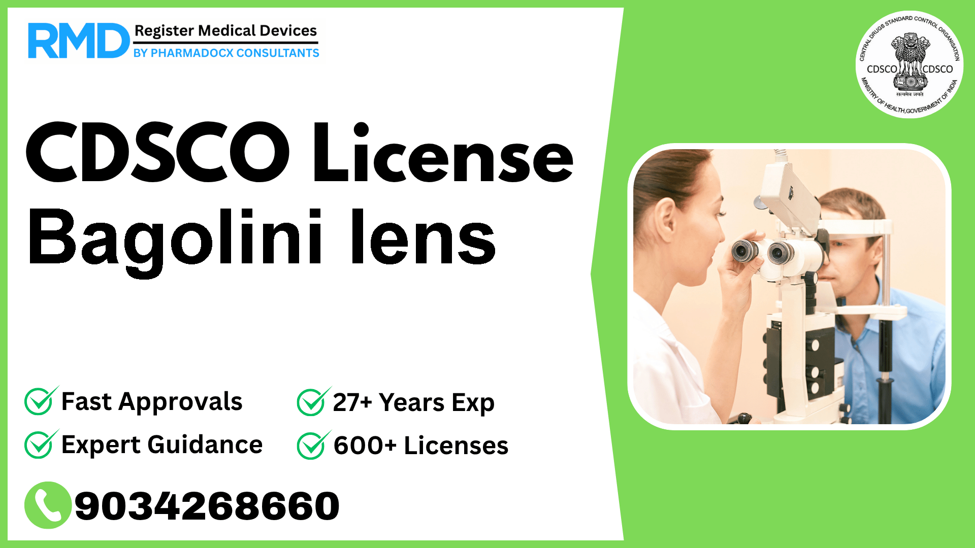 CDSCO License for Bagolini lens
