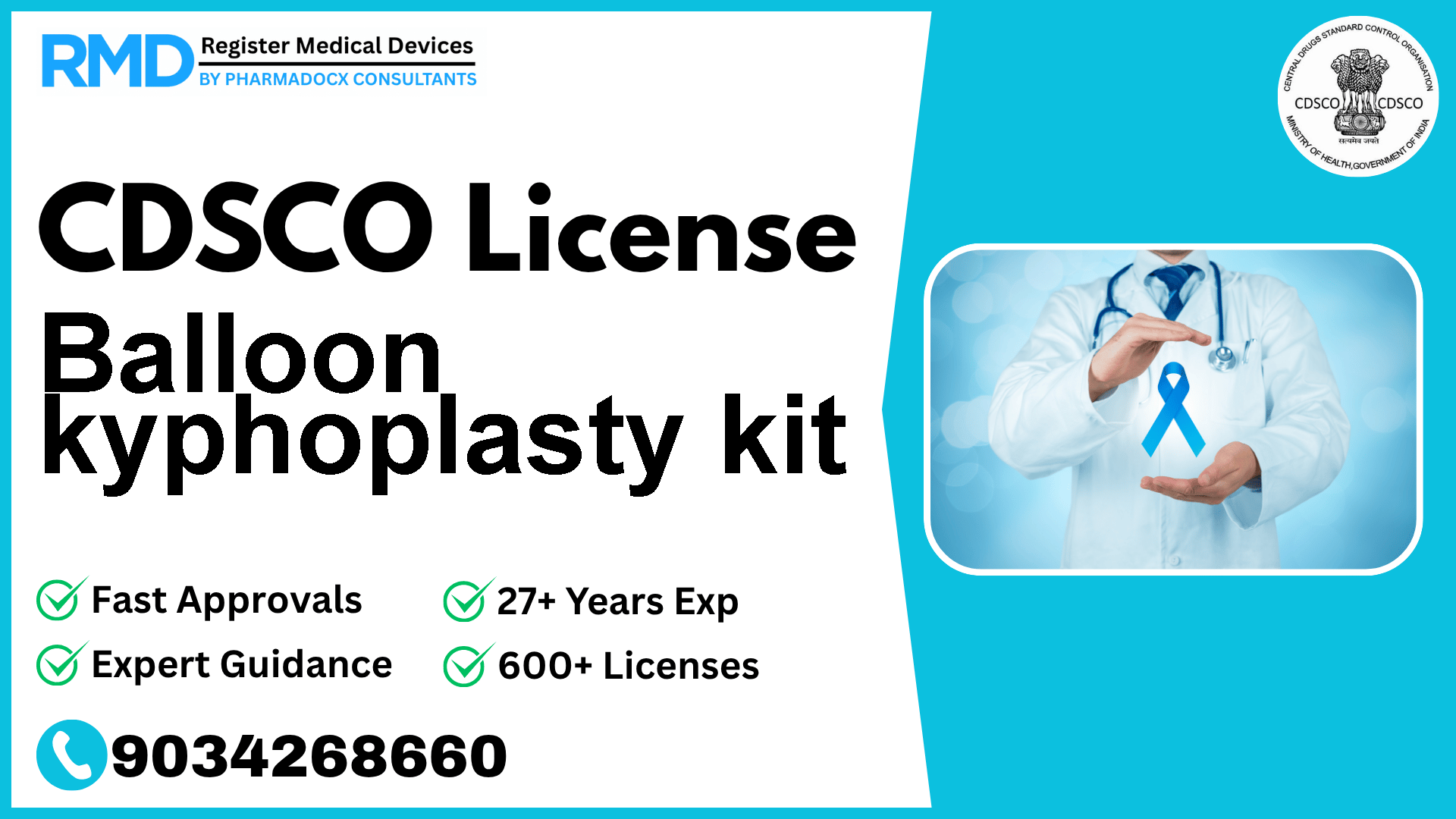 CDSCO License for Balloon kyphoplasty kit