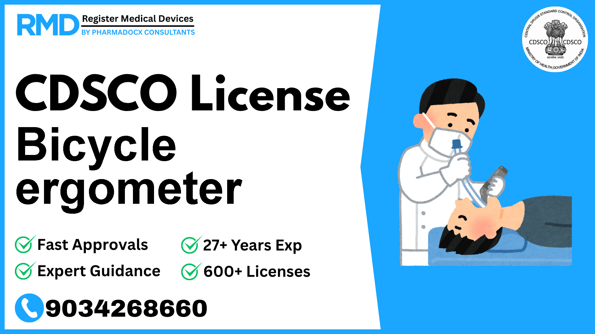 CDSCO License for Bicycle ergometer