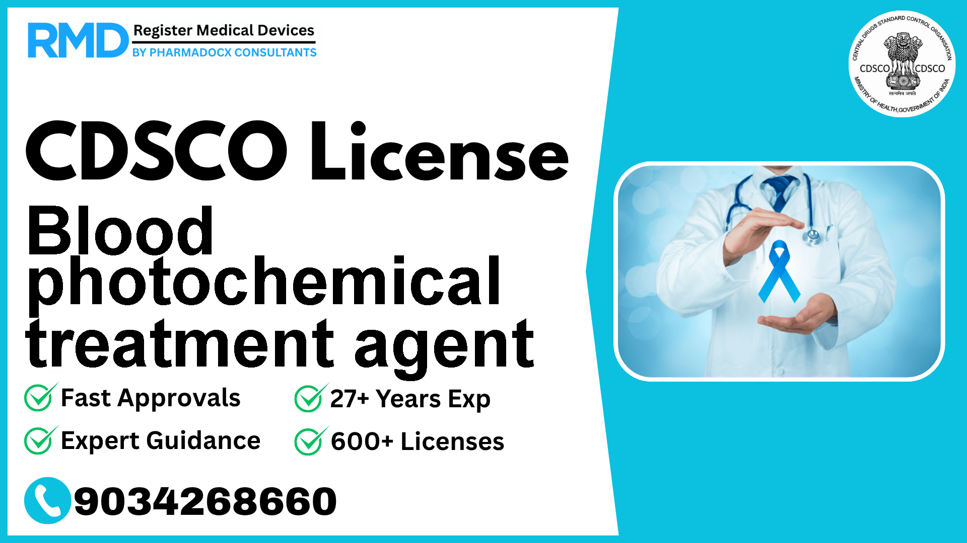 CDSCO License for Blood photochemical treatment agent