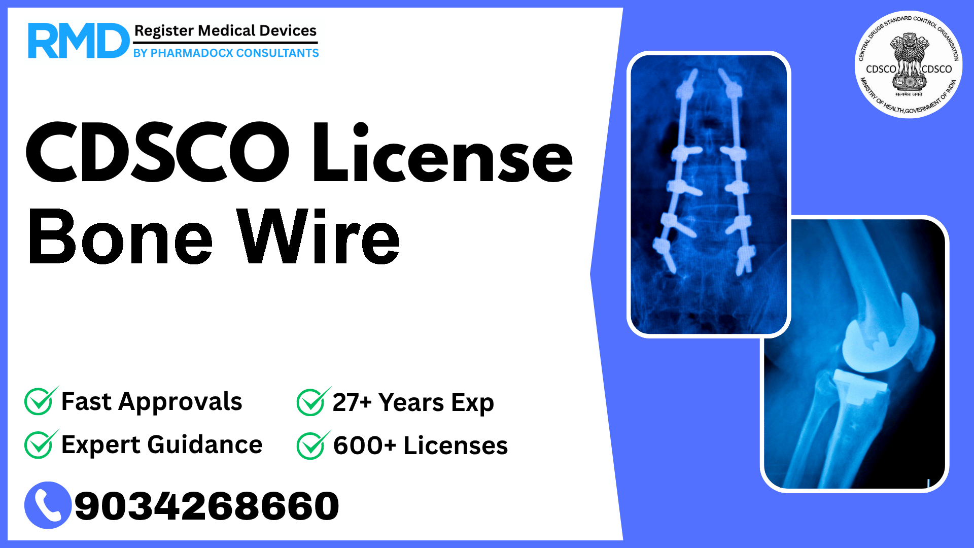 CDSCO License for Bone Wire