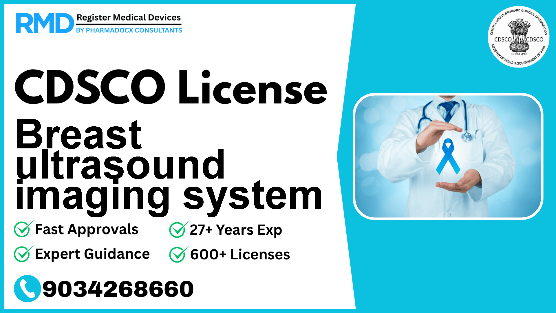 CDSCO License for Breast ultrasound imaging system