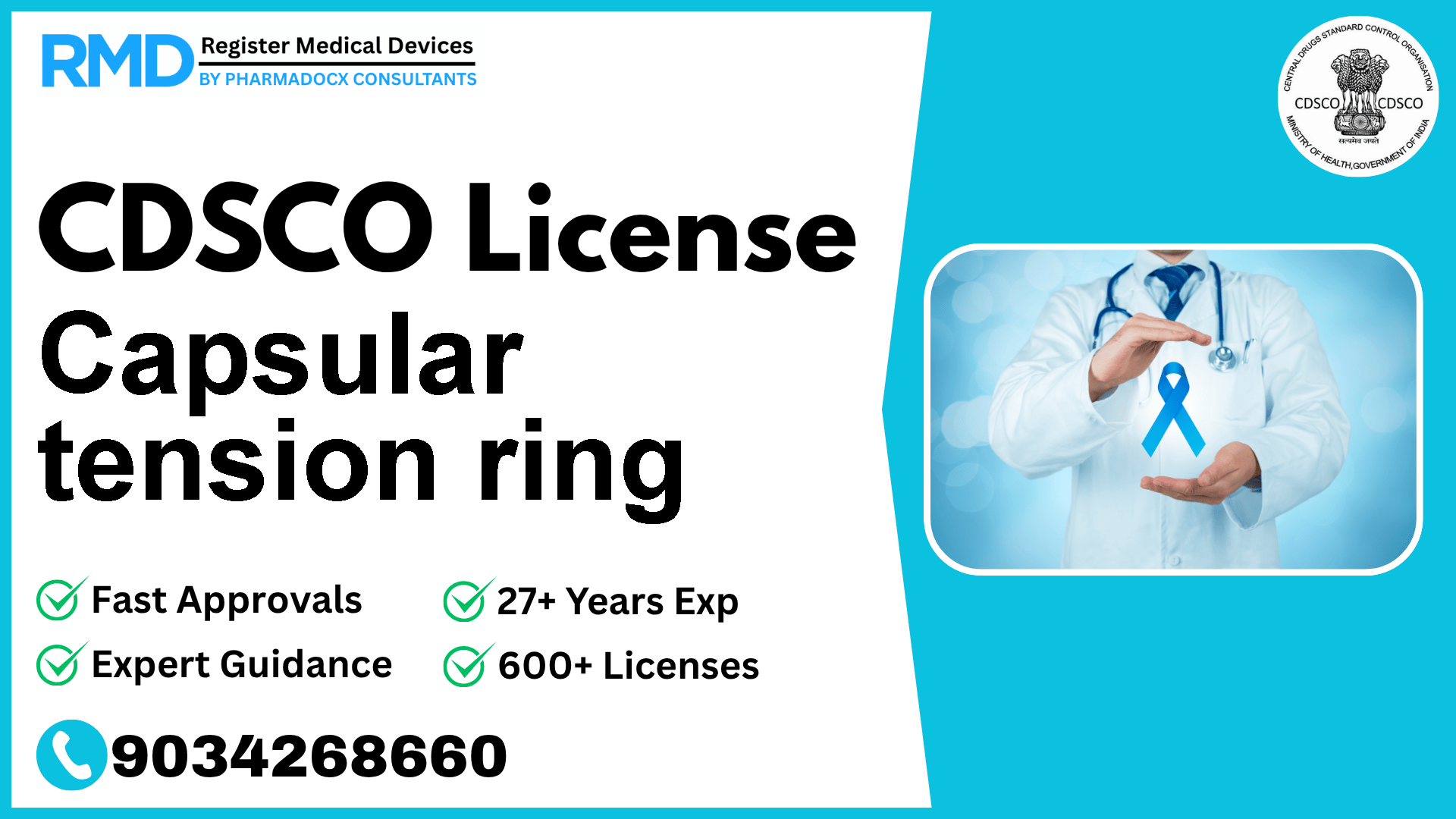 CDSCO License for Capsular tension ring