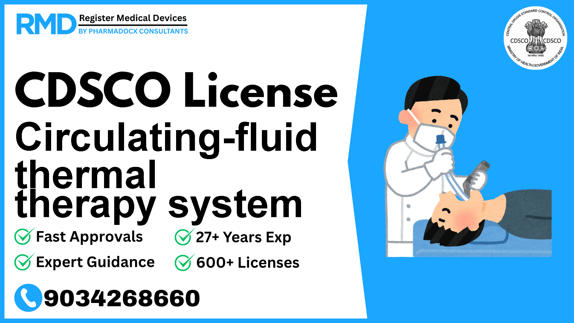 CDSCO License for Circulating-fluid thermal therapy system
