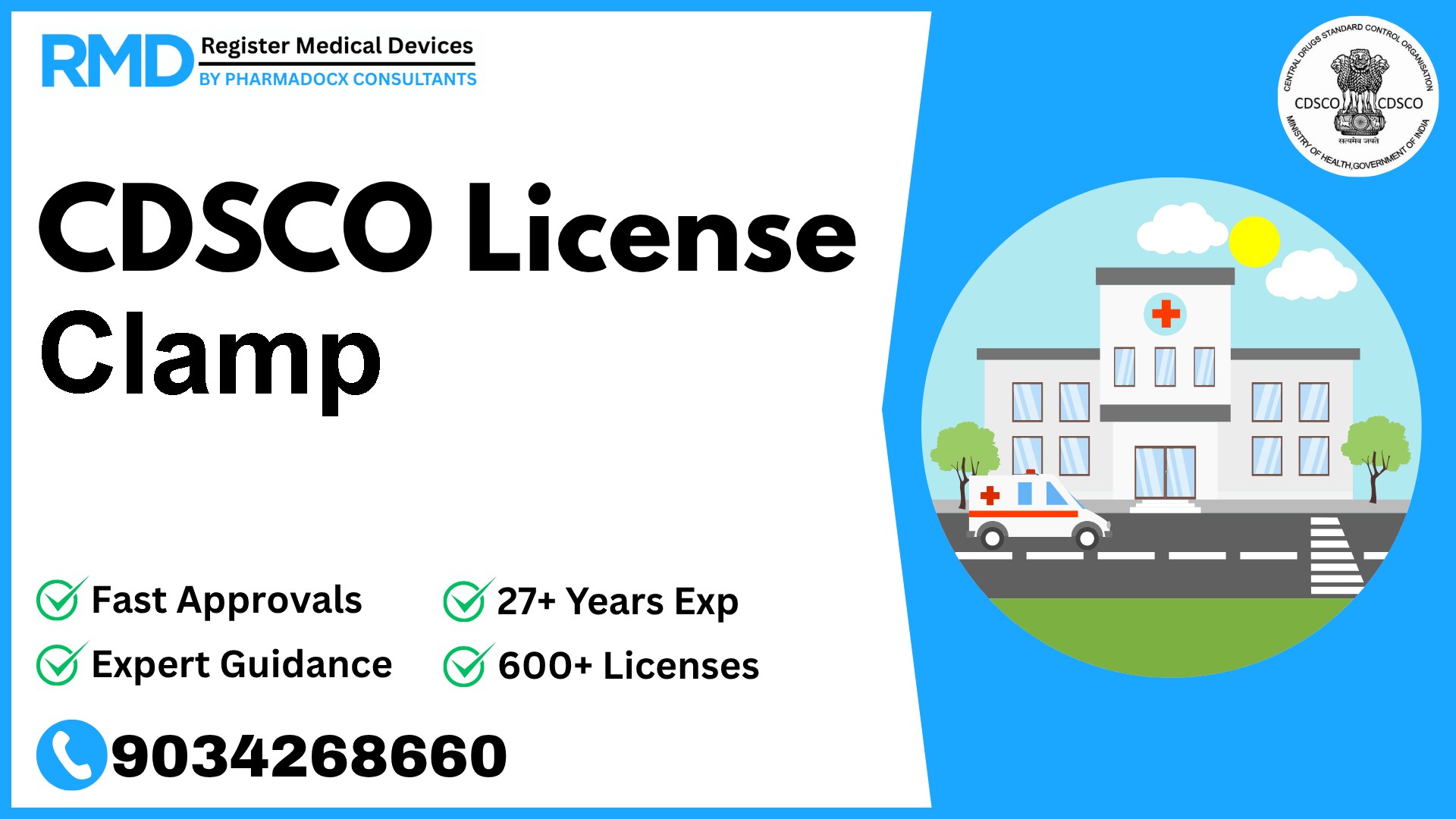 CDSCO License for Clamp