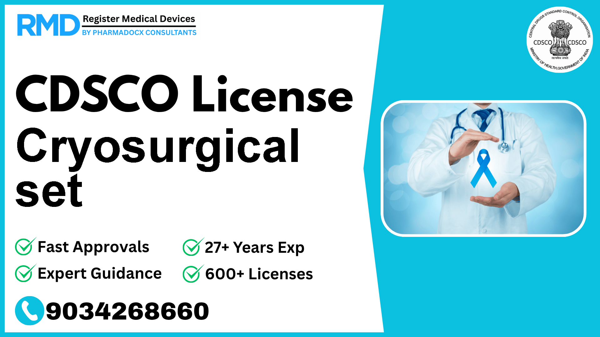 CDSCO License for Cryosurgical set