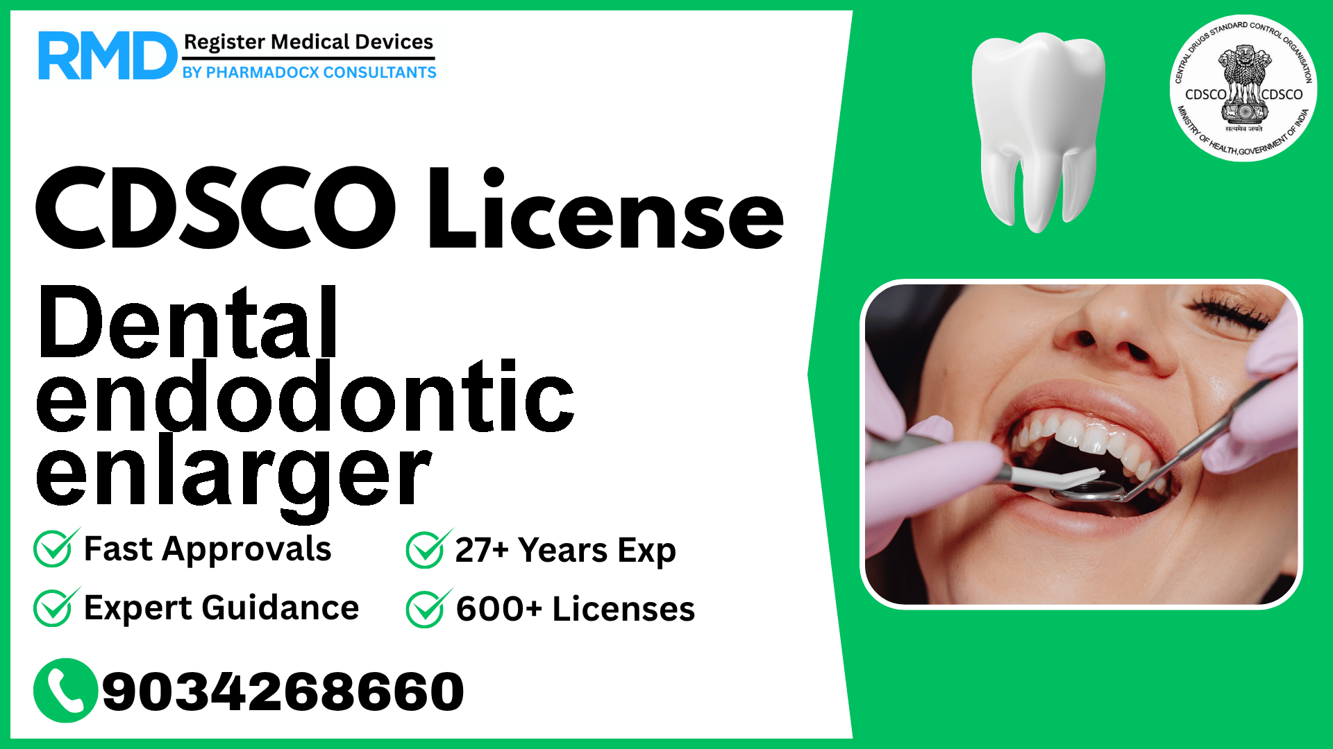 CDSCO License for Dental endodontic enlarger