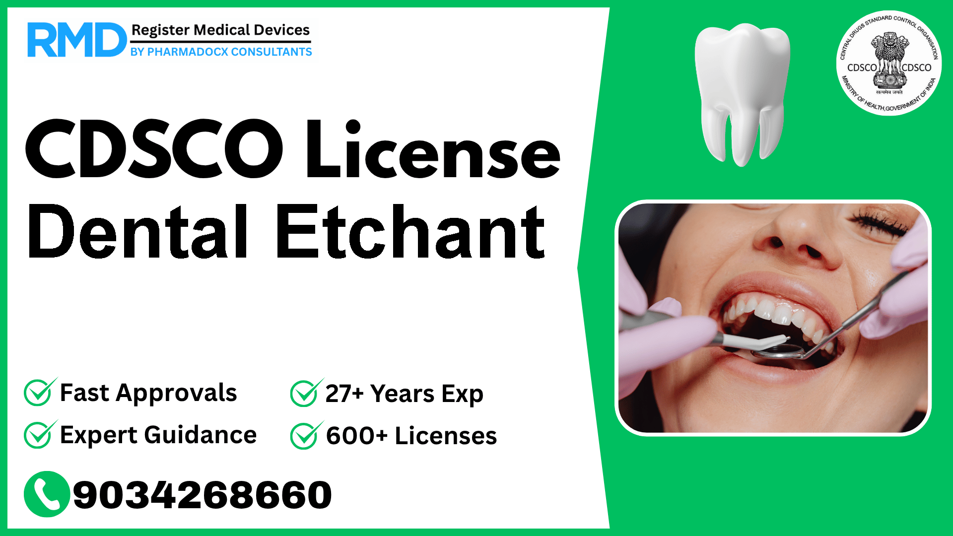 CDSCO License for Dental Etchant