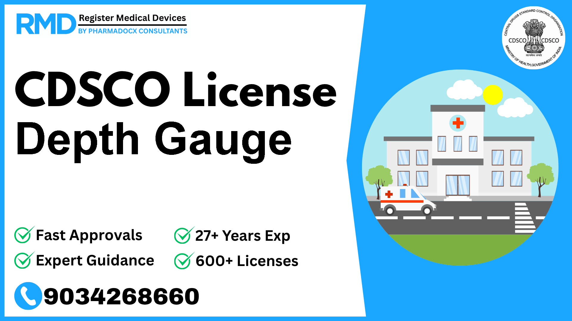 CDSCO License for Depth Gauge