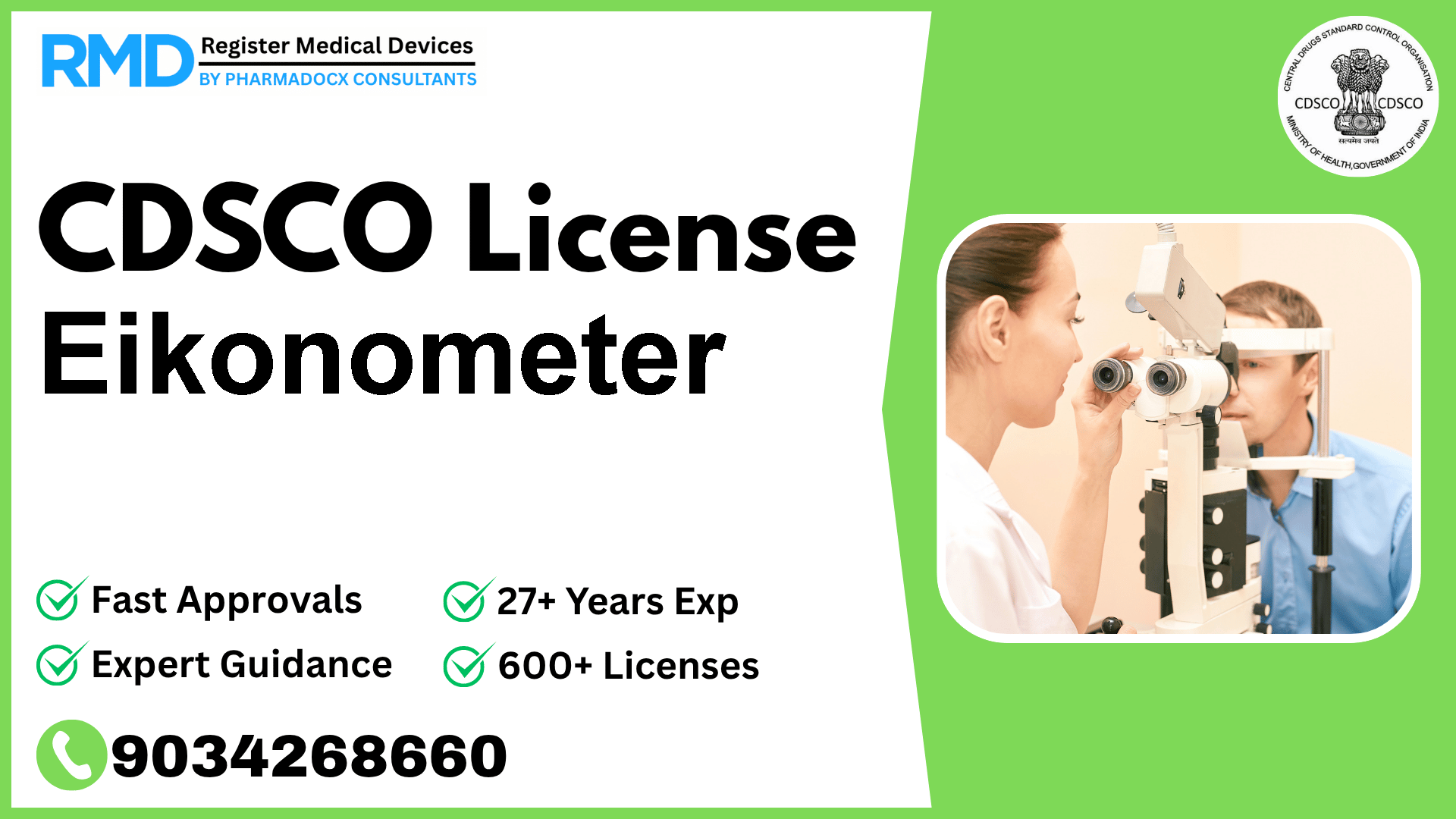 CDSCO License for Eikonometer