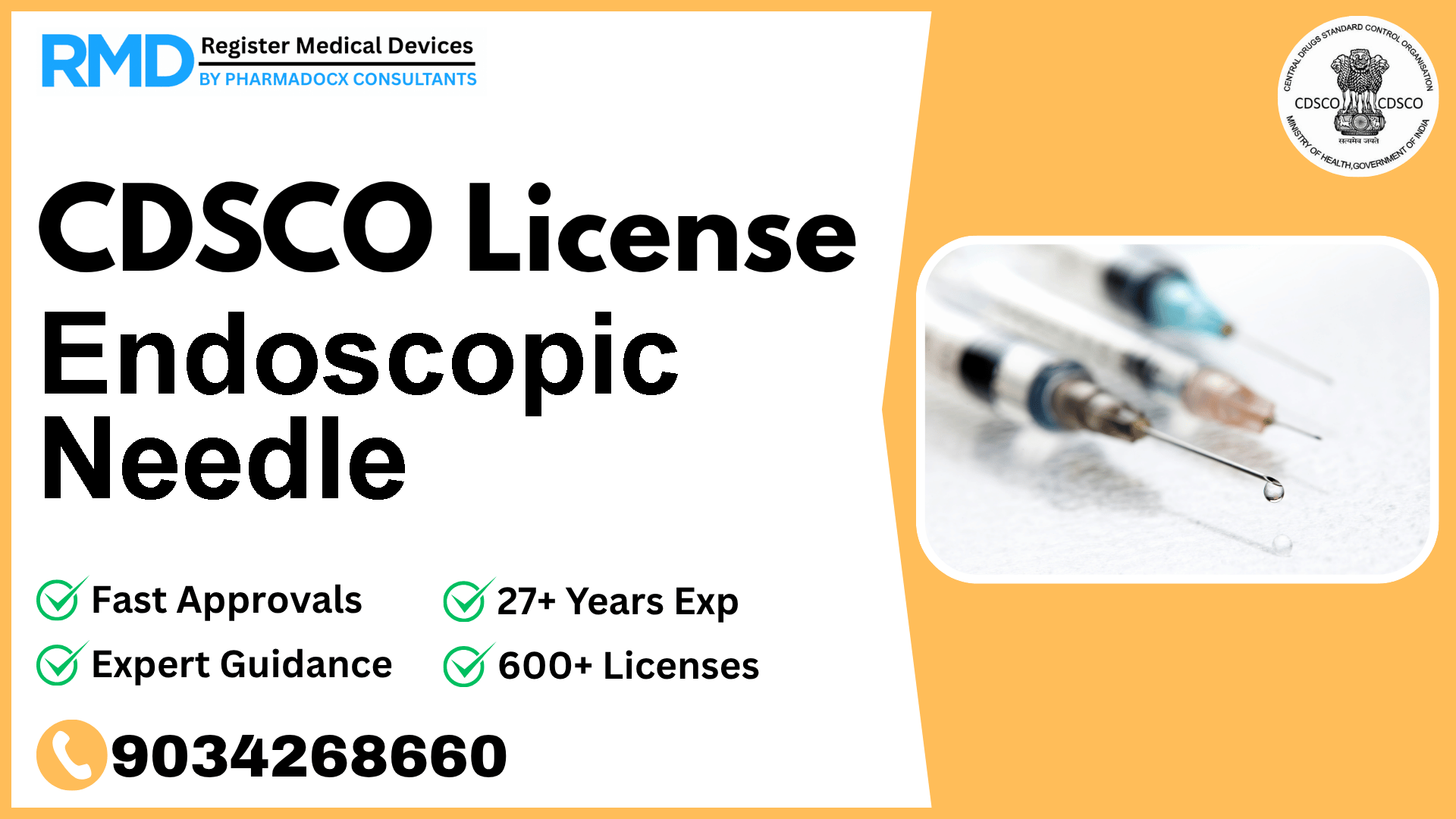 CDSCO License for Endoscopic Needle