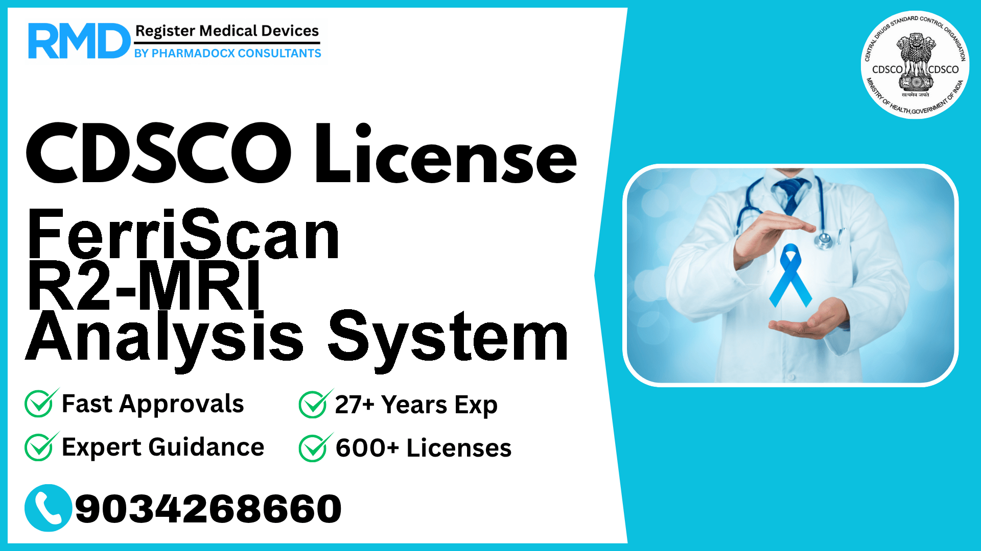 CDSCO License for FerriScan R2-MRI Analysis System
