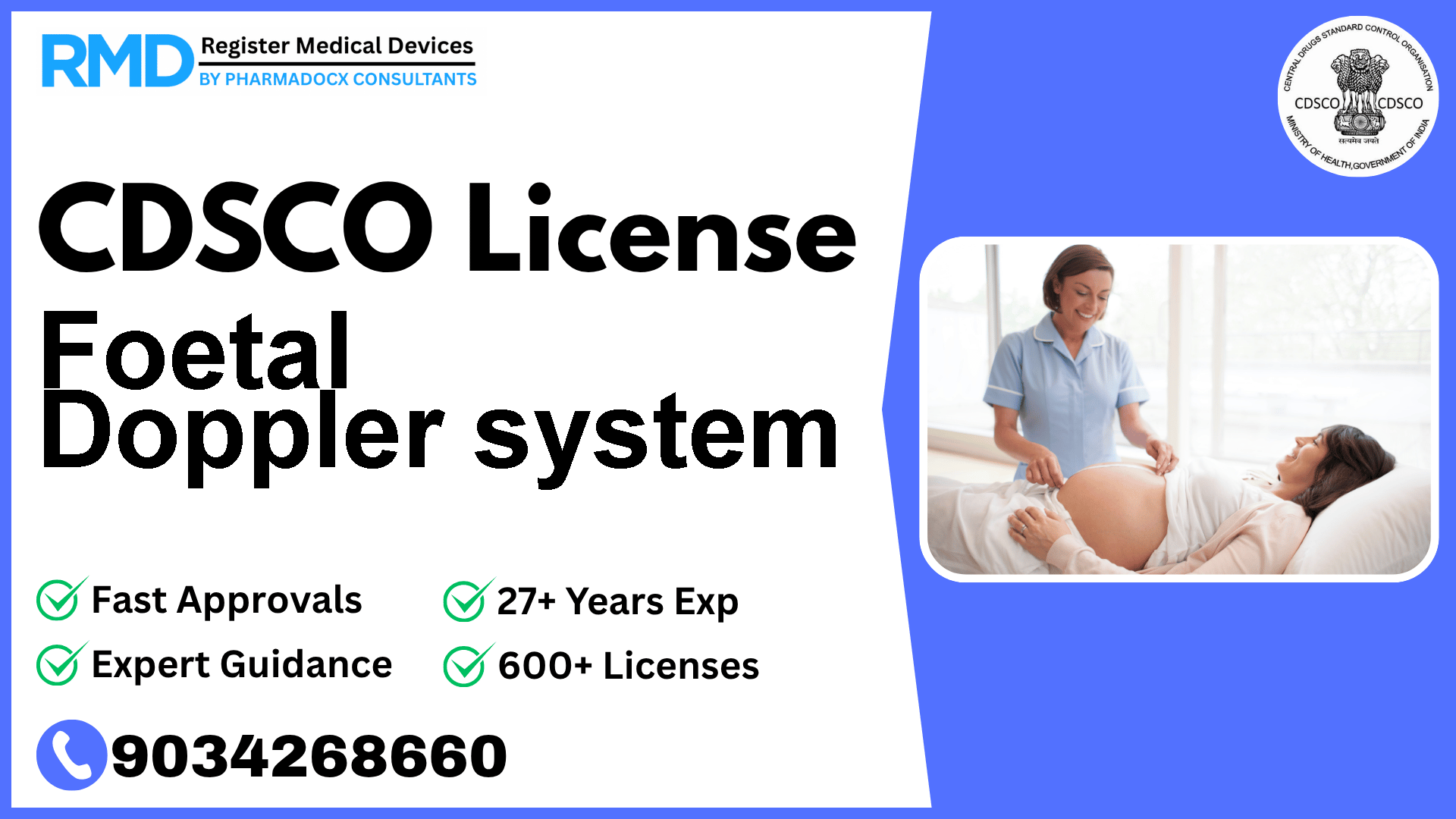 CDSCO License for Foetal Doppler system