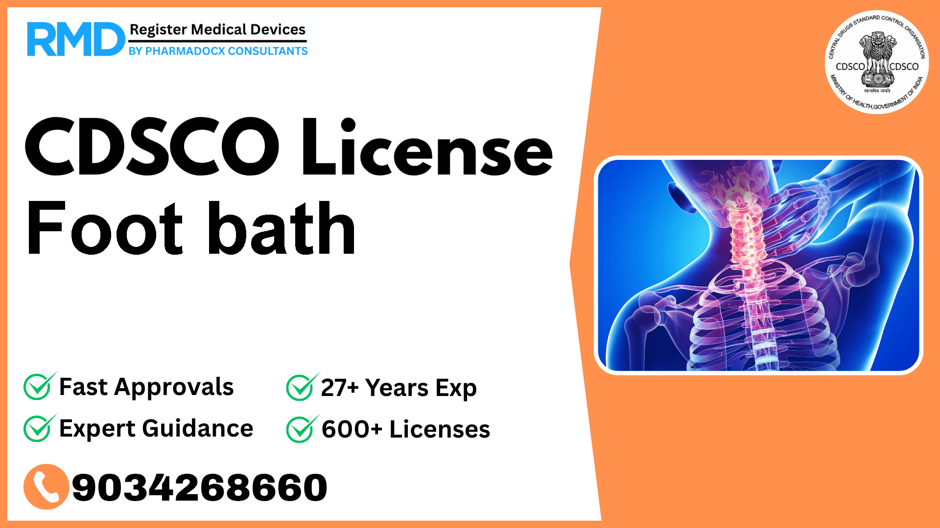 CDSCO License for Foot bath