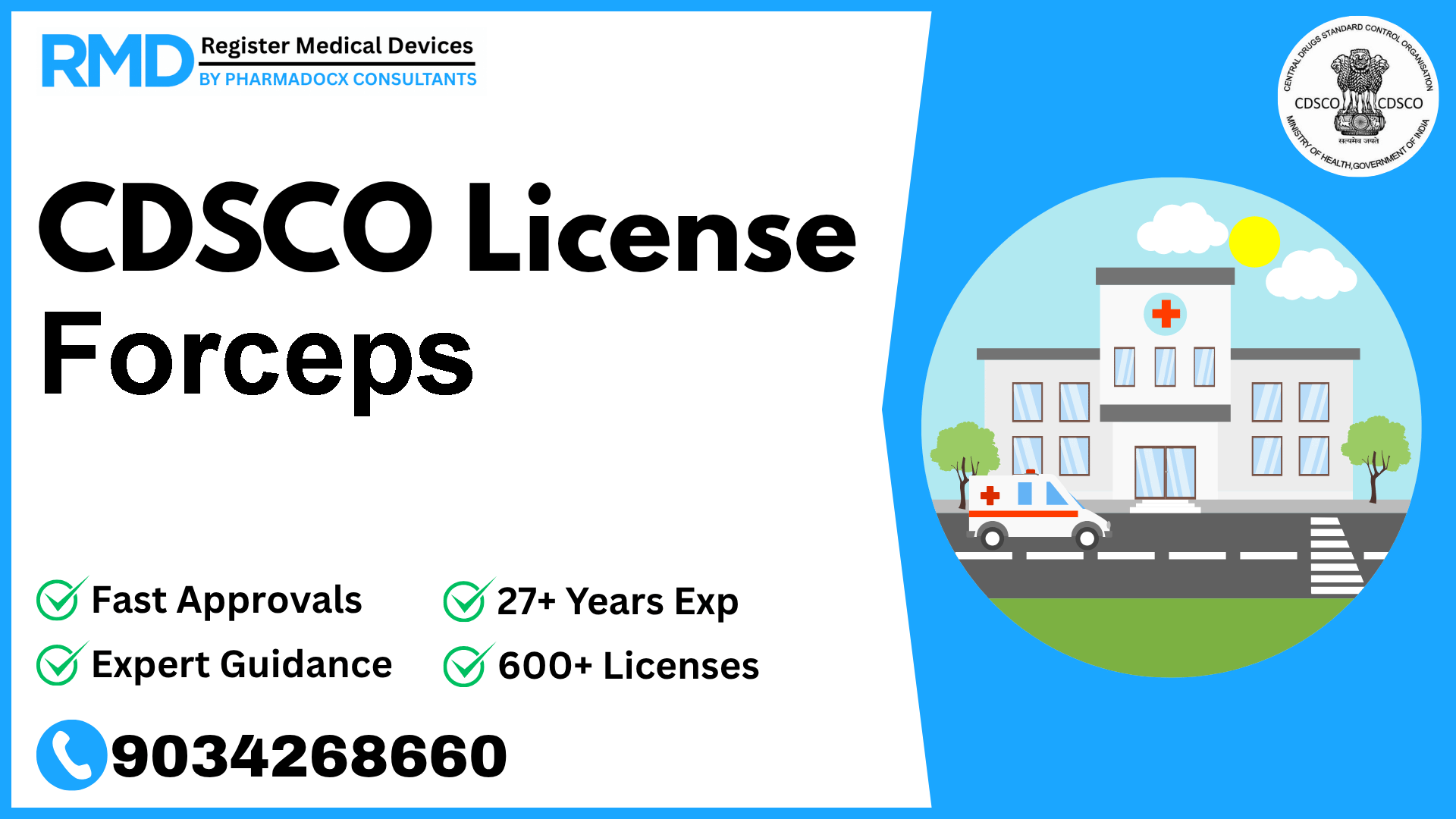 CDSCO License for Forceps