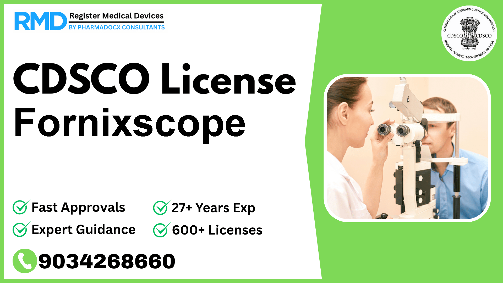 CDSCO License for Fornixscope
