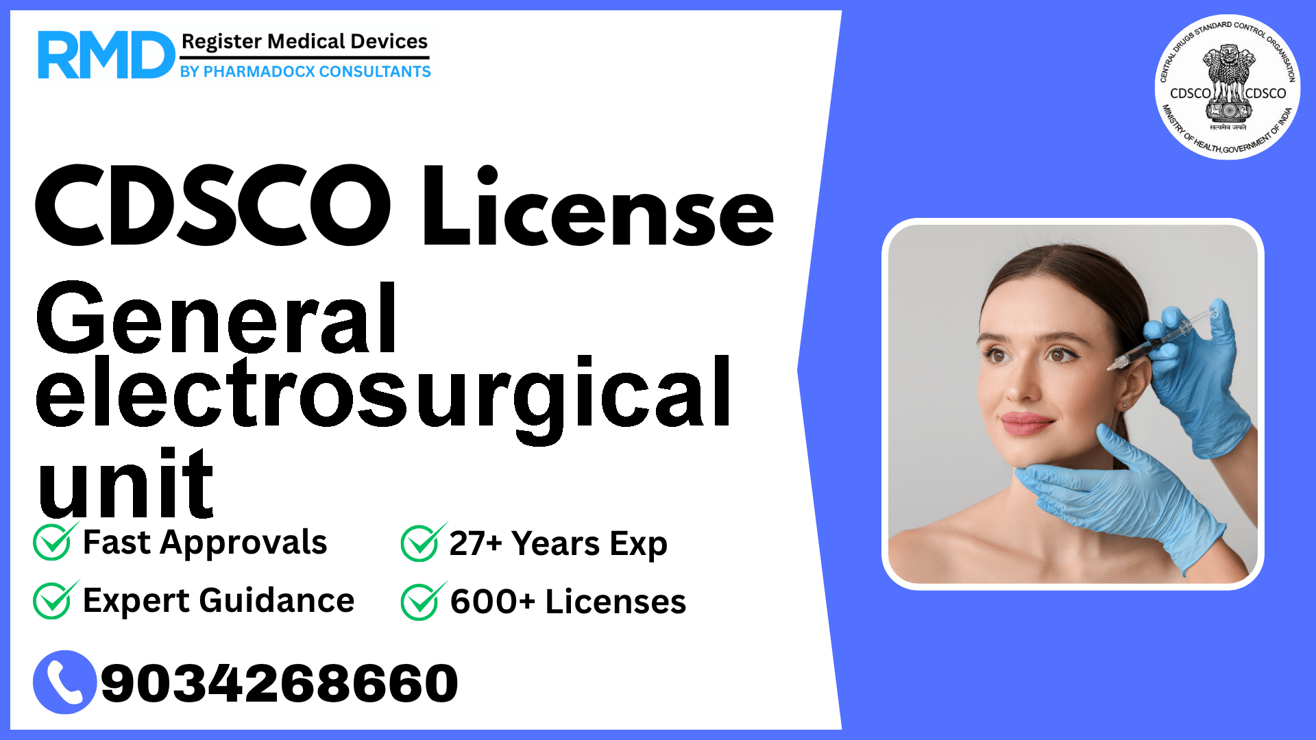 CDSCO License for General electrosurgical unit