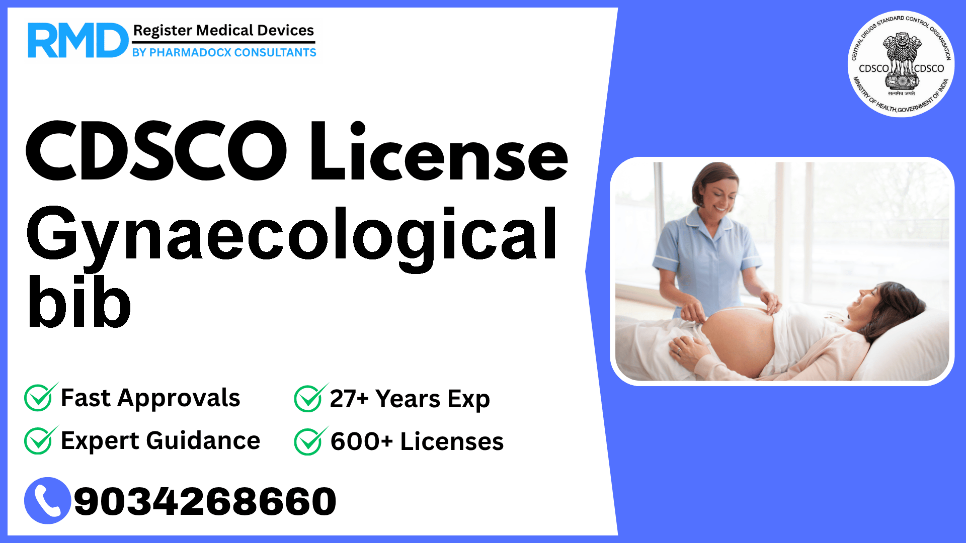CDSCO License for Gynaecological bib
