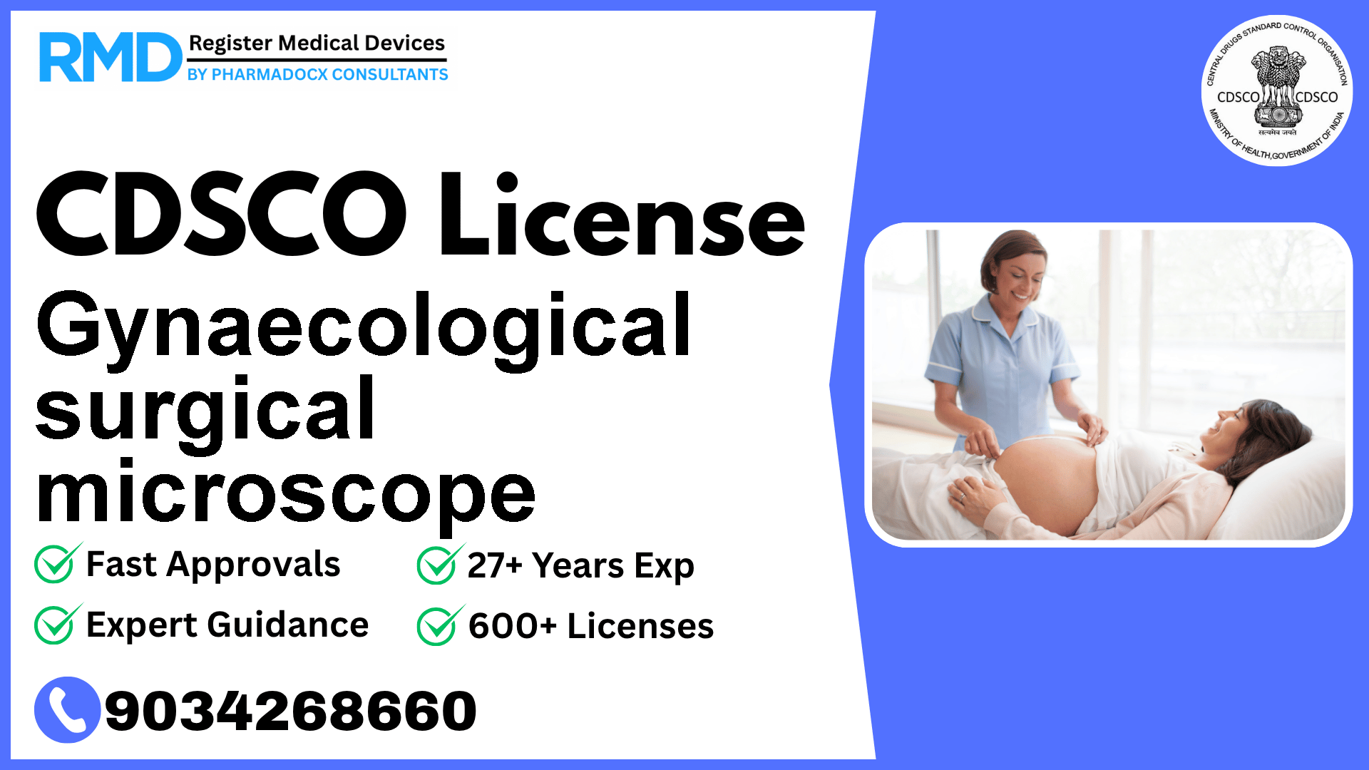 CDSCO License for Gynaecological surgical microscope