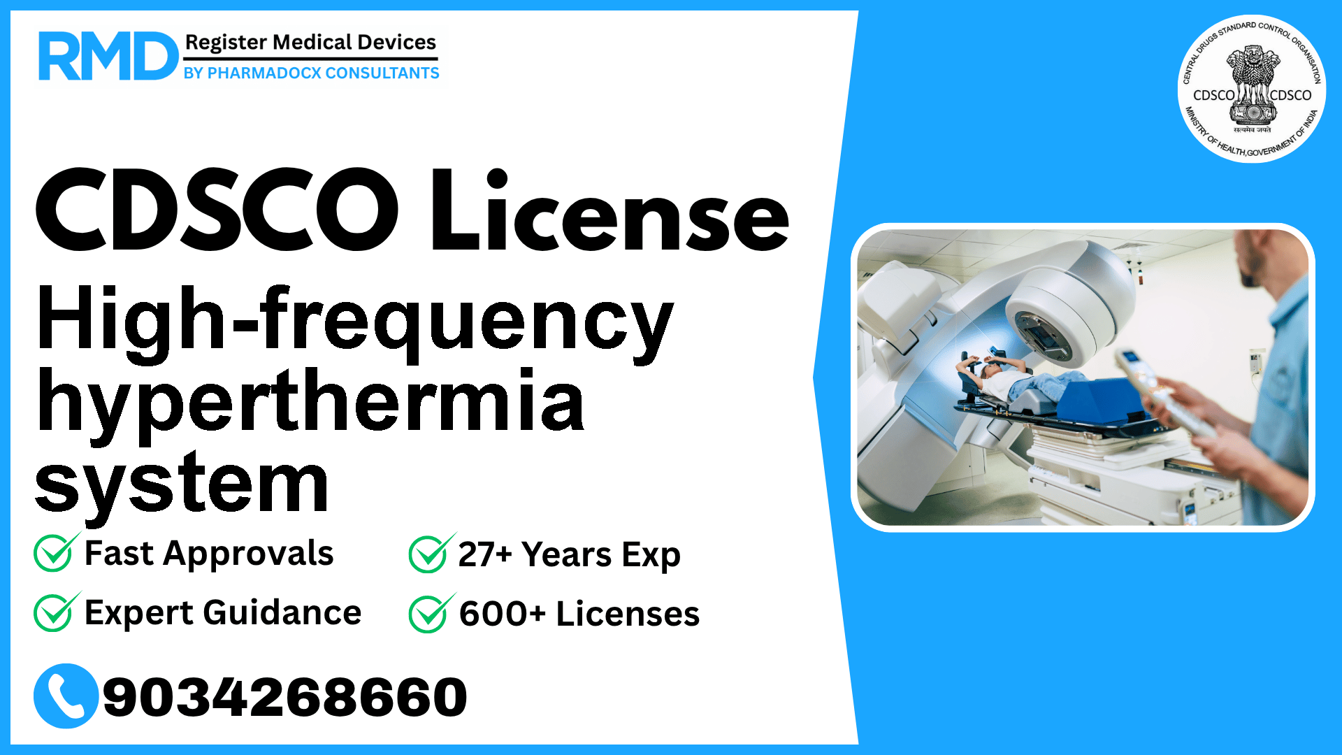 CDSCO License for High-frequency hyperthermia system