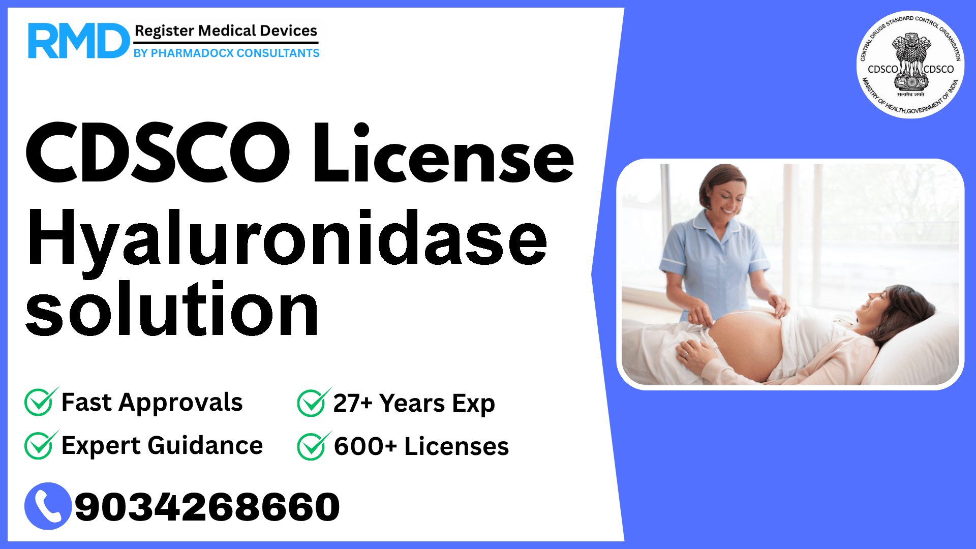 CDSCO License for Hyaluronidase solution