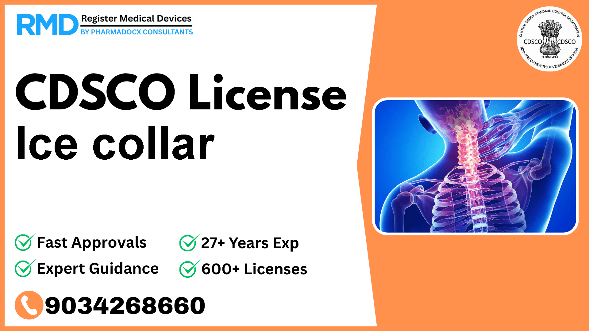 CDSCO License for Ice collar