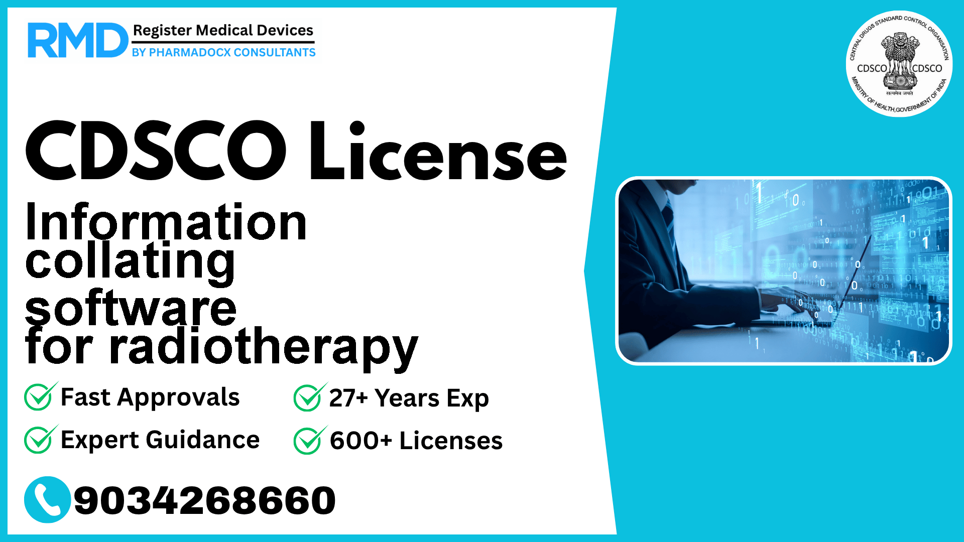 CDSCO License for Information collating software for radiotherapy