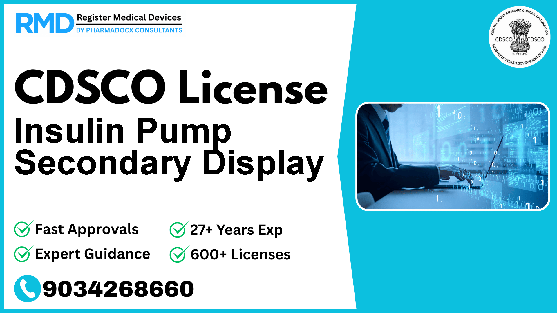 CDSCO License for Insulin Pump Secondary Display