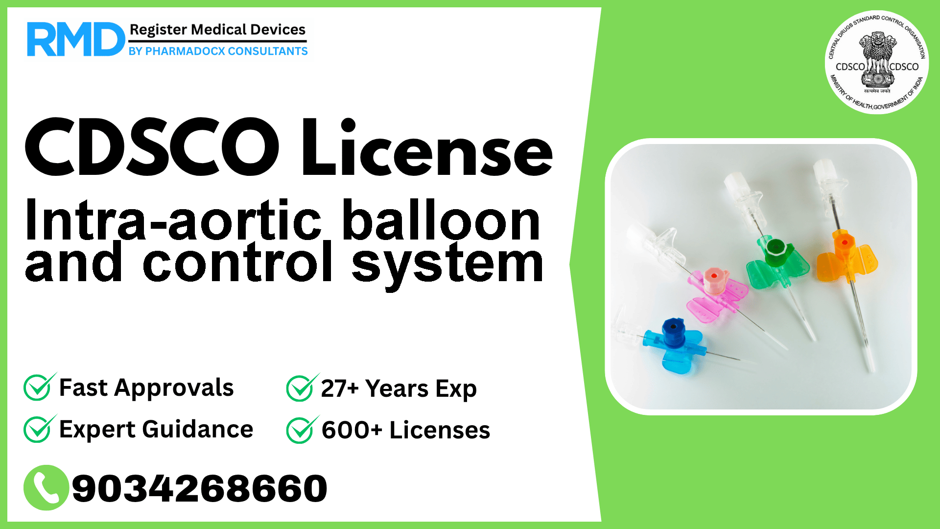 CDSCO License for Intra-aortic balloon and control system