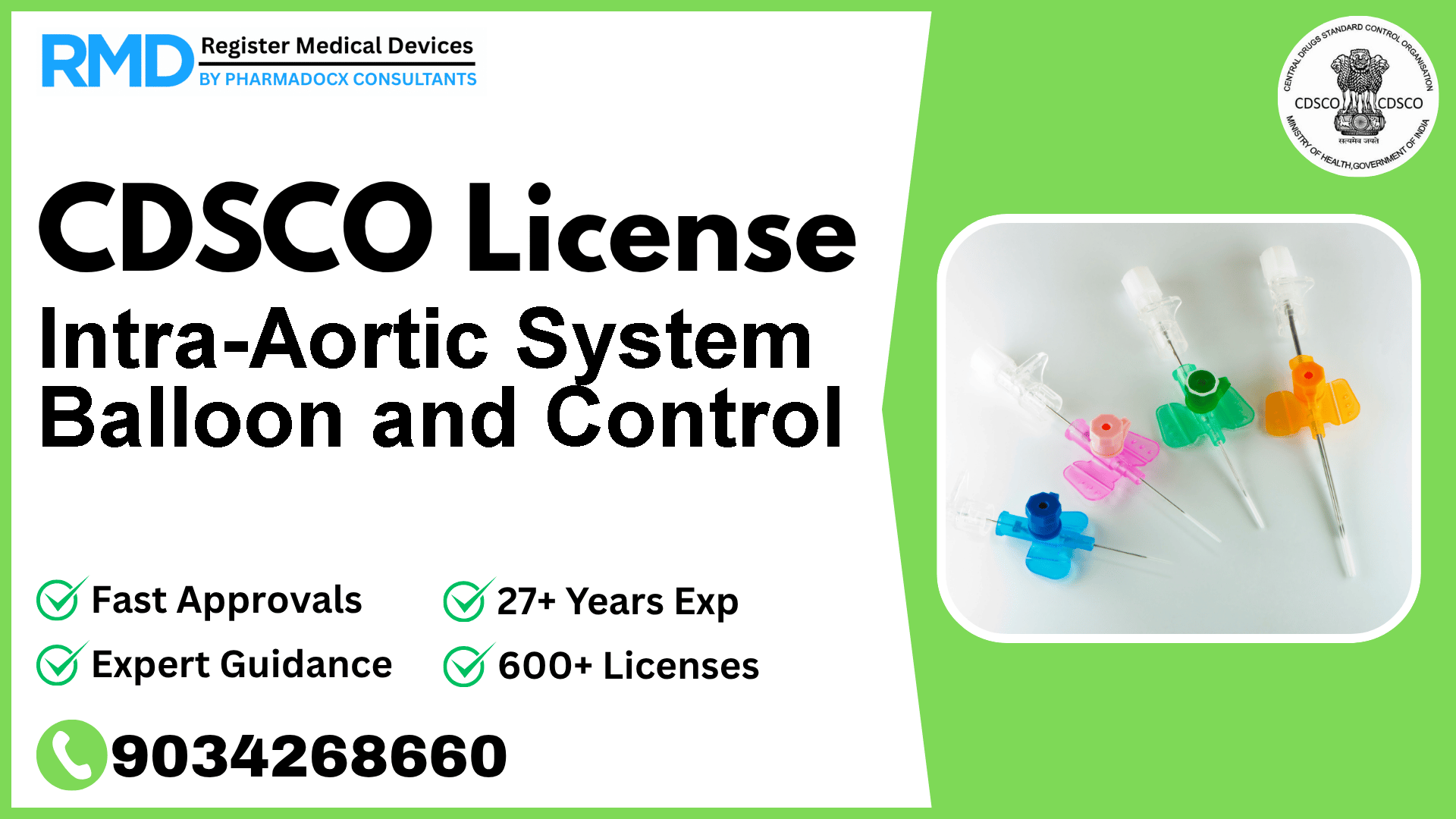 CDSCO License for Intra-Aortic System Balloon and Control