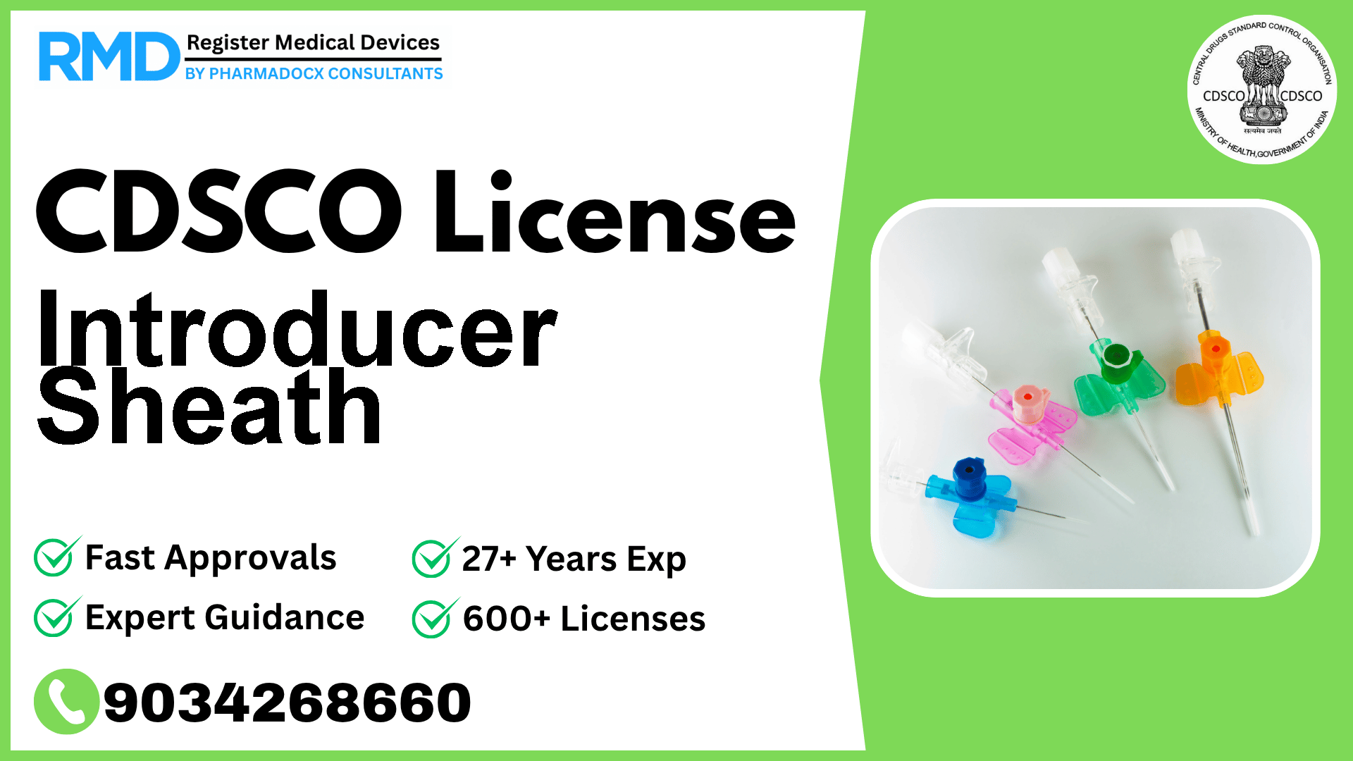 CDSCO License for Introducer Sheath