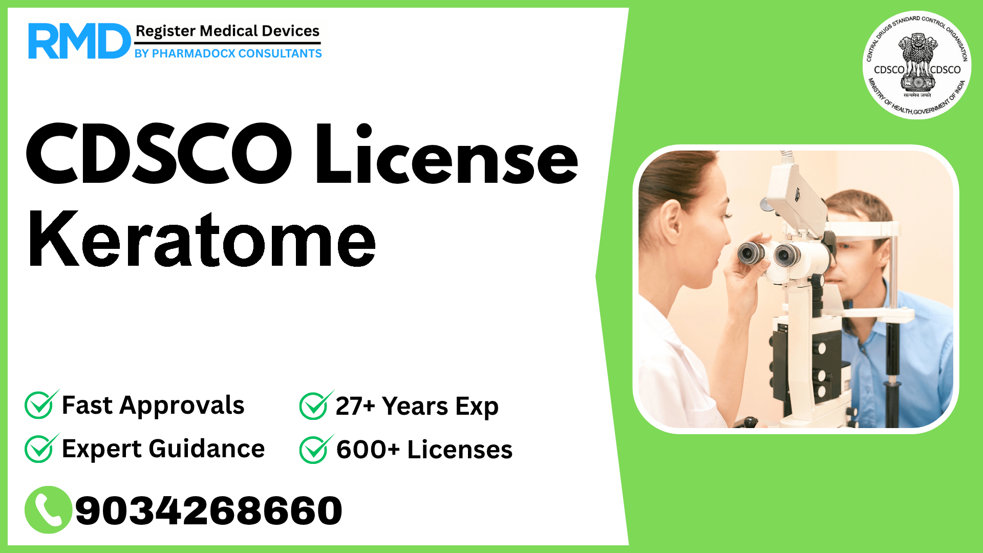 CDSCO License for Keratome