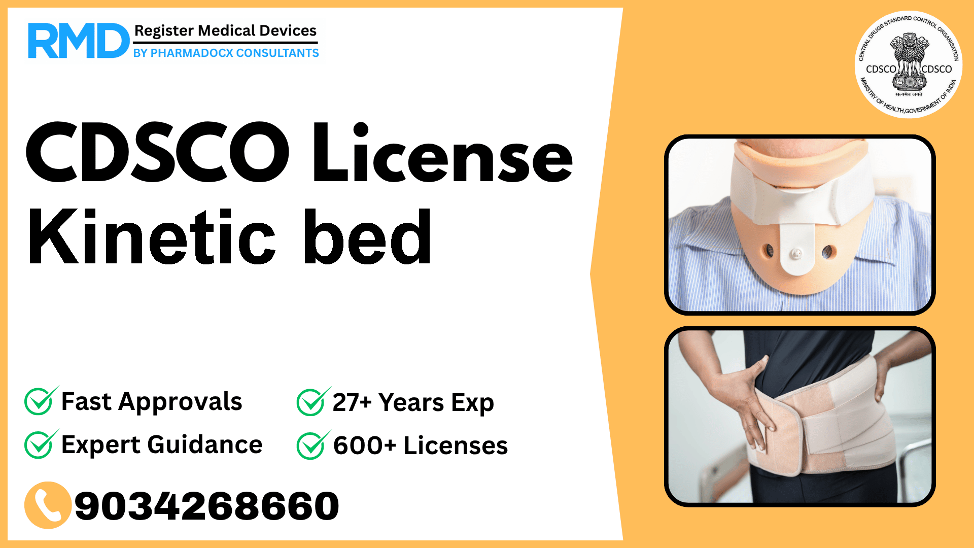 CDSCO License for Kinetic bed