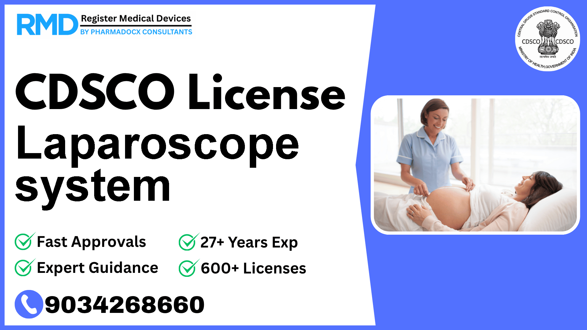 CDSCO License for Laparoscope system