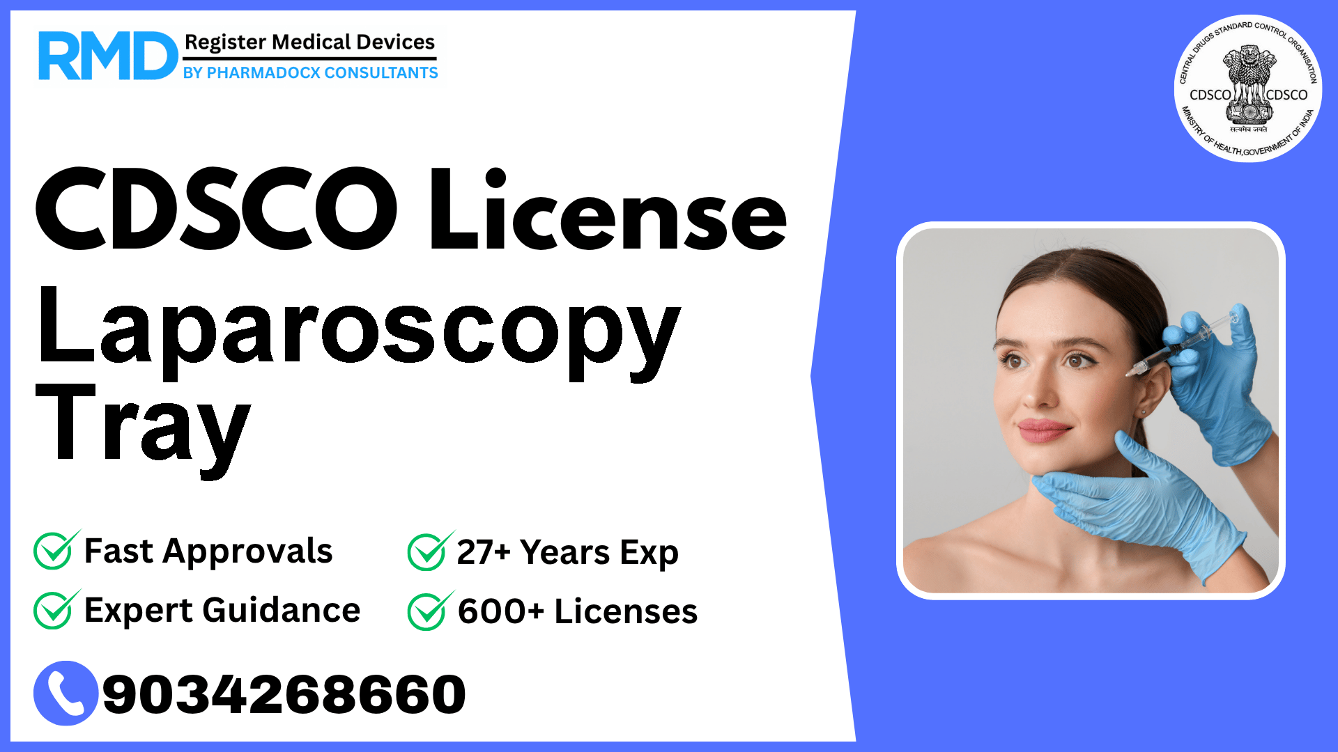 CDSCO License for Laparoscopy Tray
