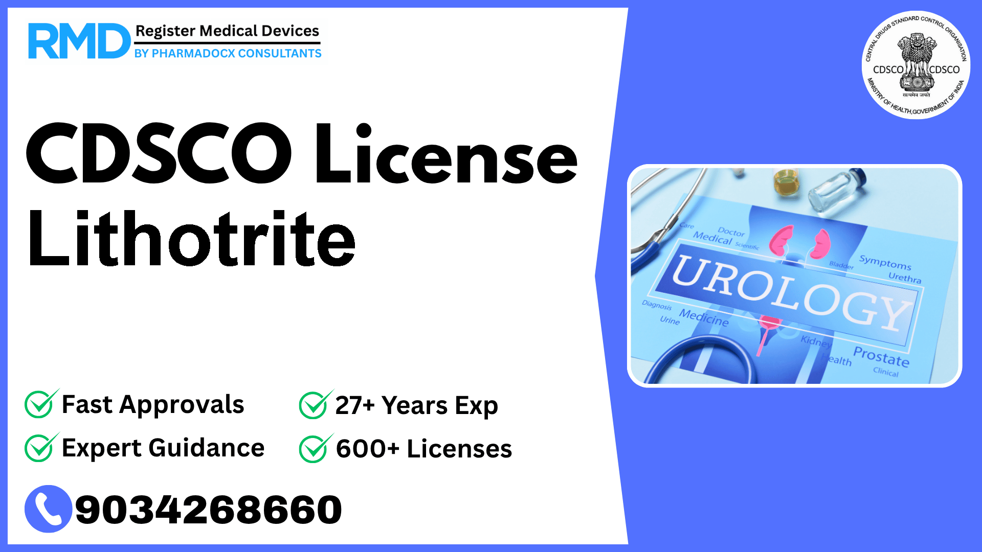 CDSCO License for Lithotrite