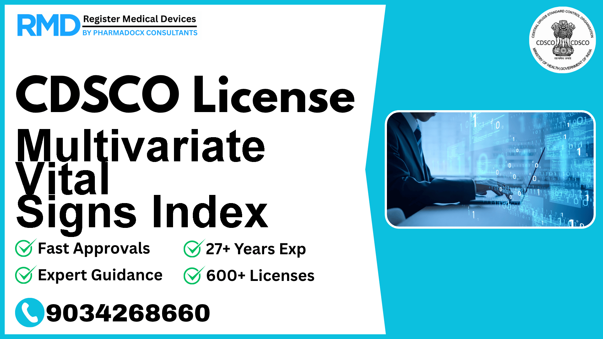 CDSCO License for Multivariate Vital Signs Index