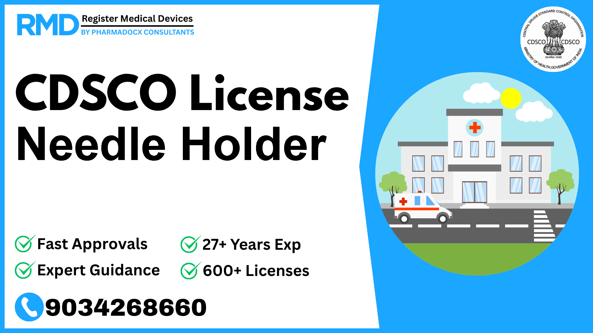 CDSCO License for Needle Holder
