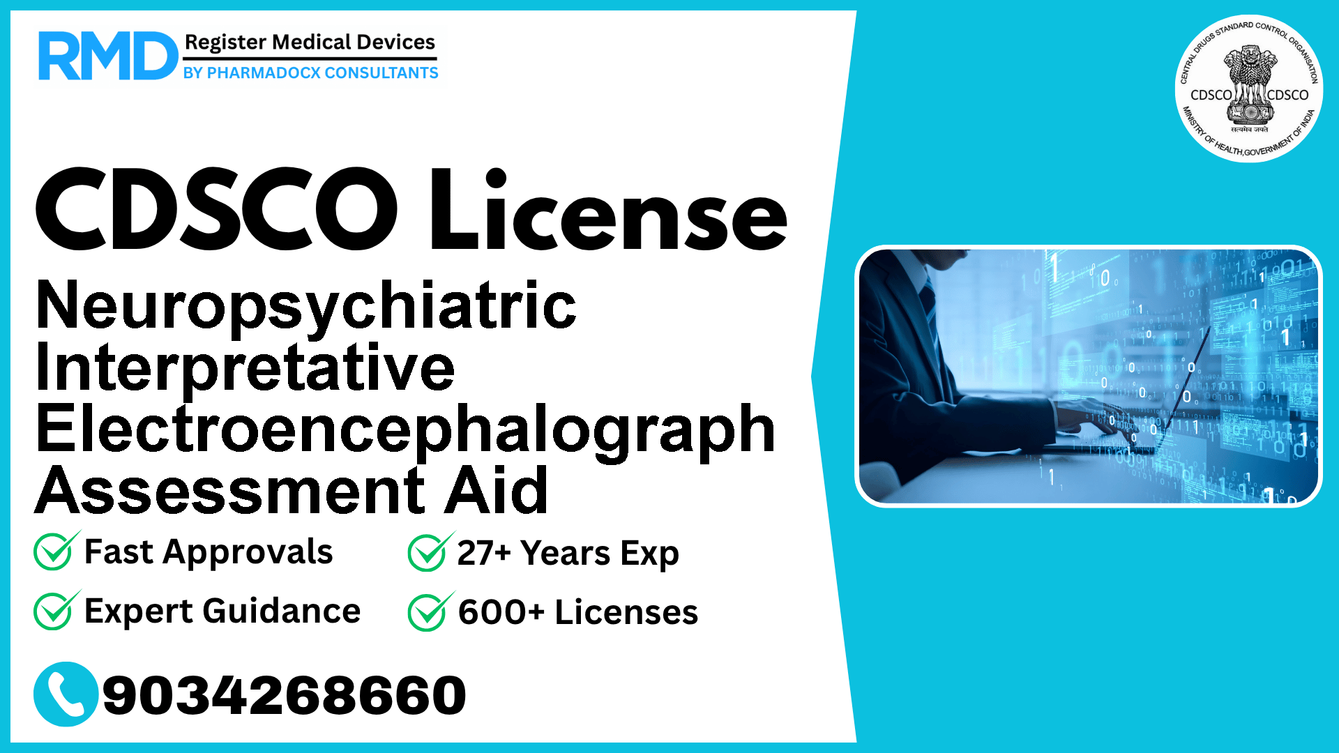 CDSCO License for Neuropsychiatric Interpretative Electroencephalograph Assessment Aid