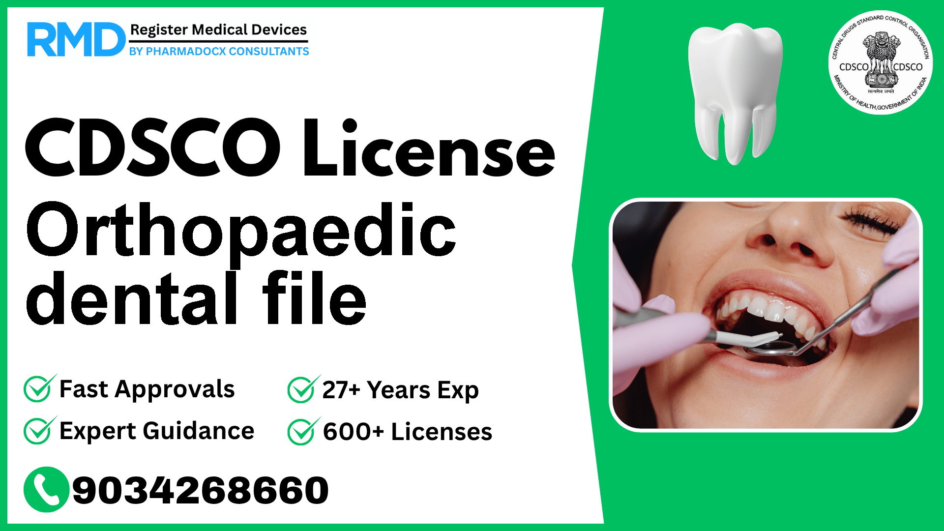 CDSCO License for Orthopaedic dental file