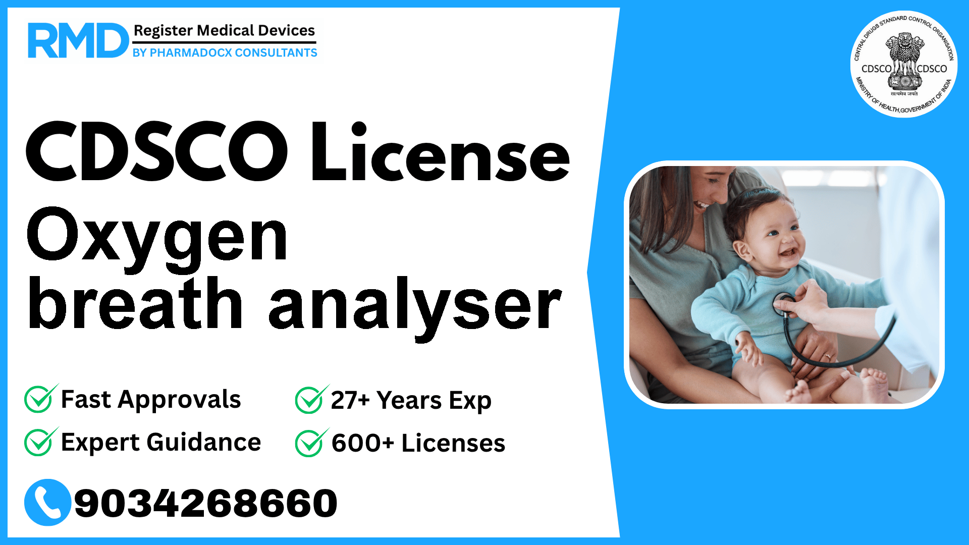 CDSCO License for Oxygen breath analyser