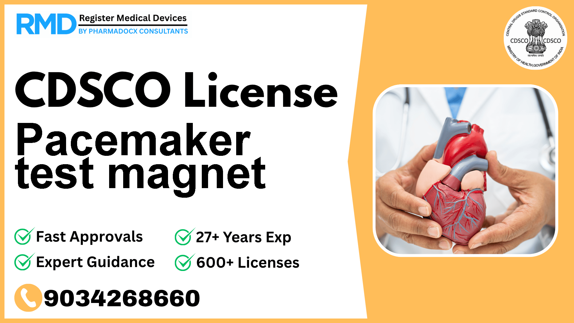 CDSCO License for Pacemaker test magnet