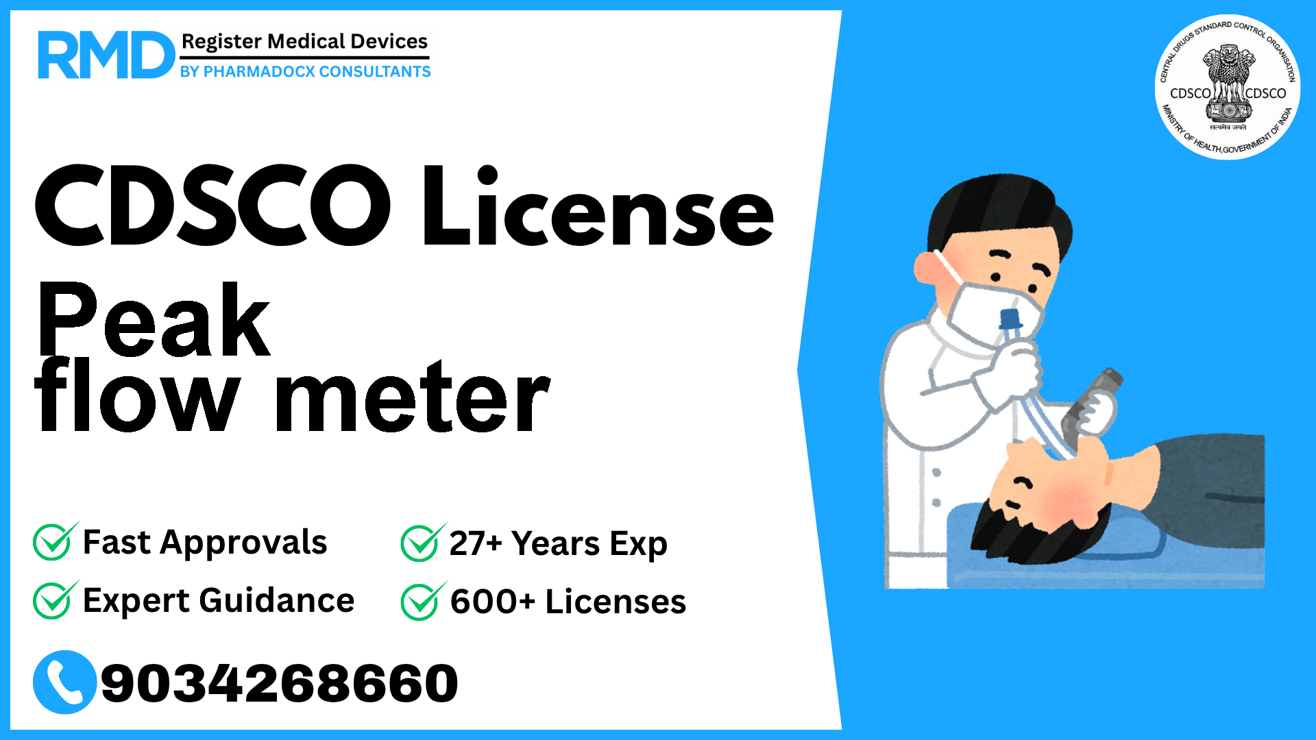 CDSCO License for Peak flow meter