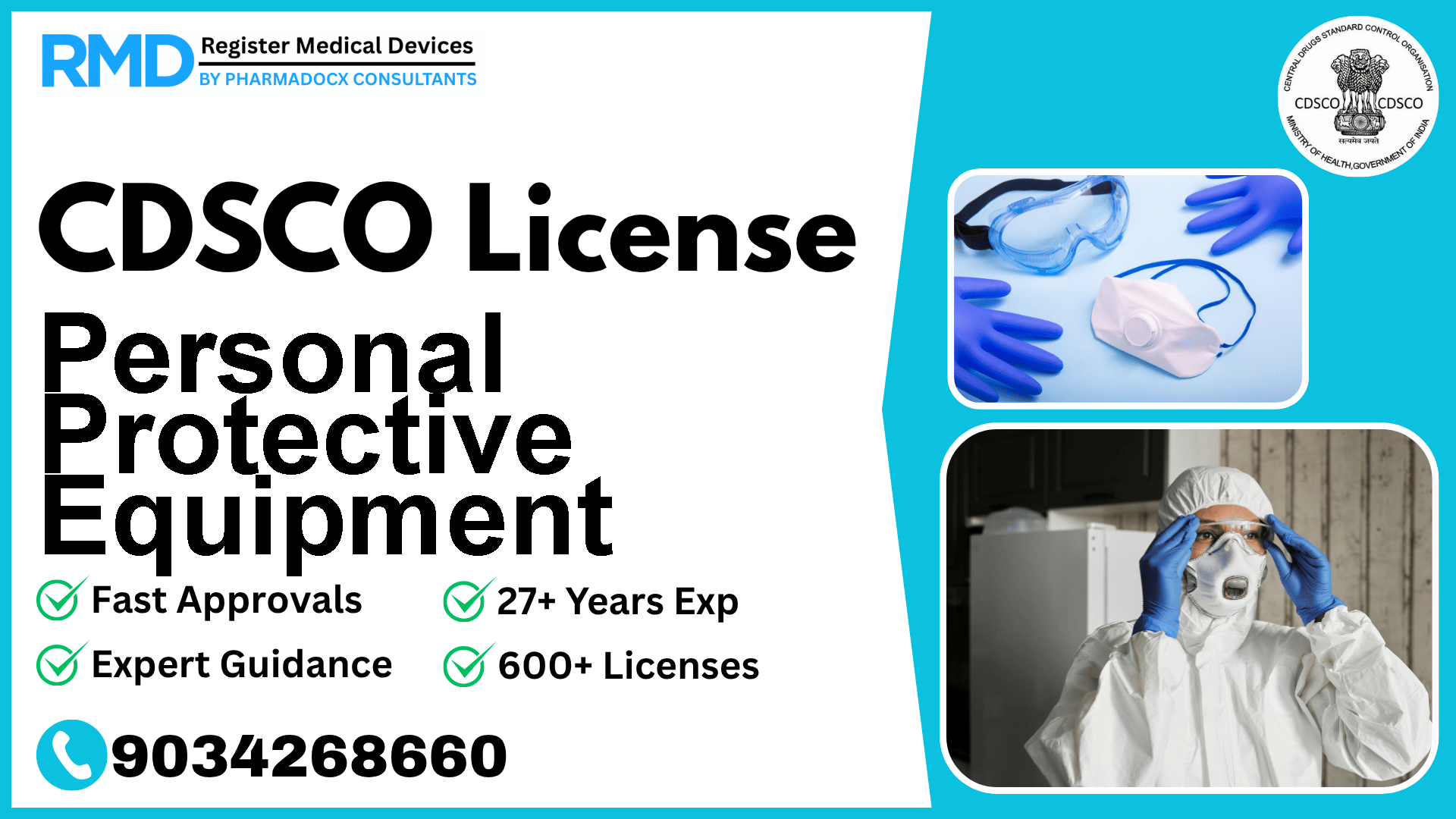 CDSCO License for Personal Protective Equipment